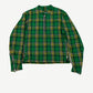 Chrome Hearts Green Y Not Easy Riders Masai Check Halfzip Jacket