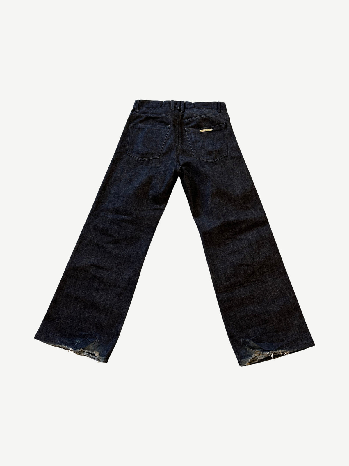 Chrome Hearts Indigo KS Cut Baggy Selvedge Jeans