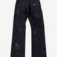 Chrome Hearts JVP Denim Cross Patch Jeans