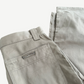 Chrome Hearts khaki carpenter pants back view with rear pockets and hammer loop side detail