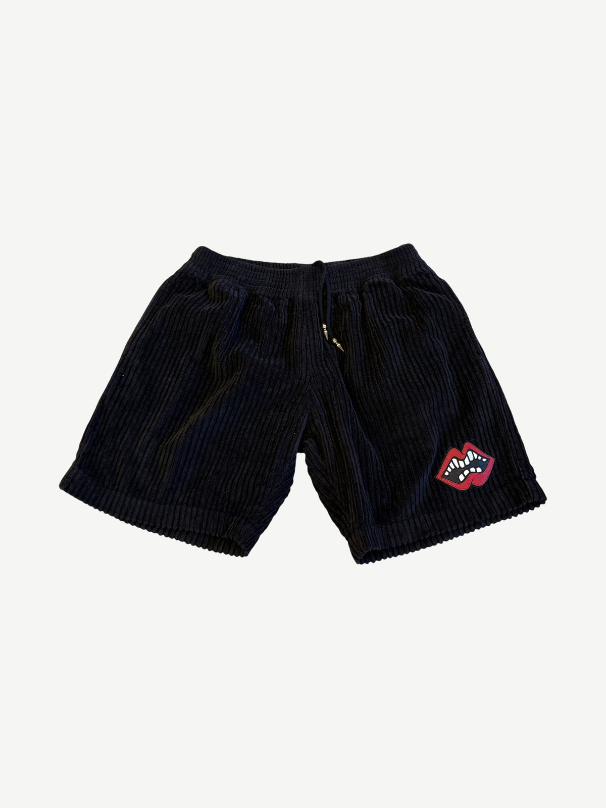 Chrome Hearts Matty Boy Black Chomper Corduroy Shorts