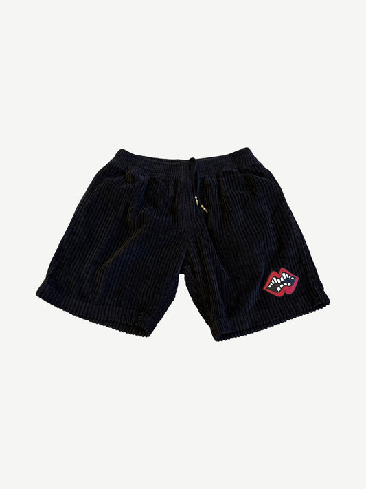 Chrome Hearts Matty Boy Black Chomper Corduroy Shorts