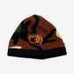 Chrome Hearts Matty Boy Camo Caution Thermal Skully Beanie
