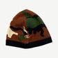 Chrome Hearts Matty Boy Camo Caution Thermal Skully Beanie