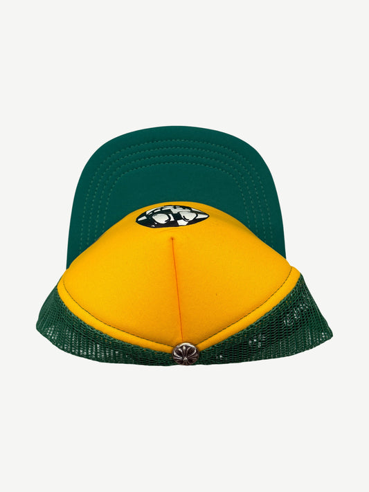 Chrome Hearts Matty Boy Green Yellow Smiley Trucker Hat
