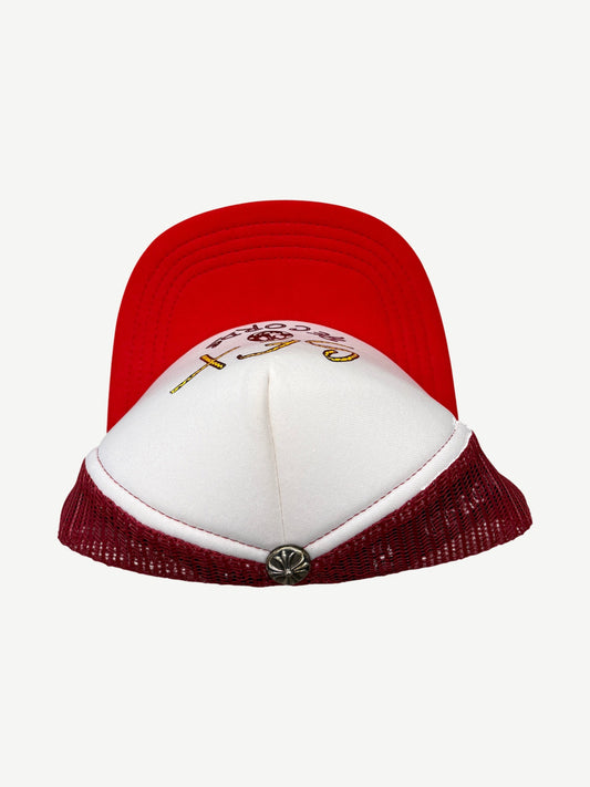 Chrome Hearts Matty Boy Red Sex Records Trucker Hat