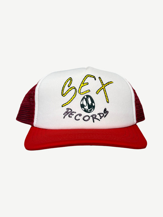 Chrome Hearts Matty Boy Red Sex Records Trucker Hat