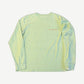 Chrome Hearts Matty Boy seafoam green pocket longsleeve front with orange CH pocket logo
