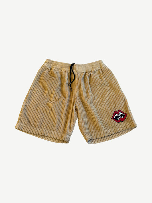 Chrome Hearts Matty Boy Tan Chomper Corduroy Shorts