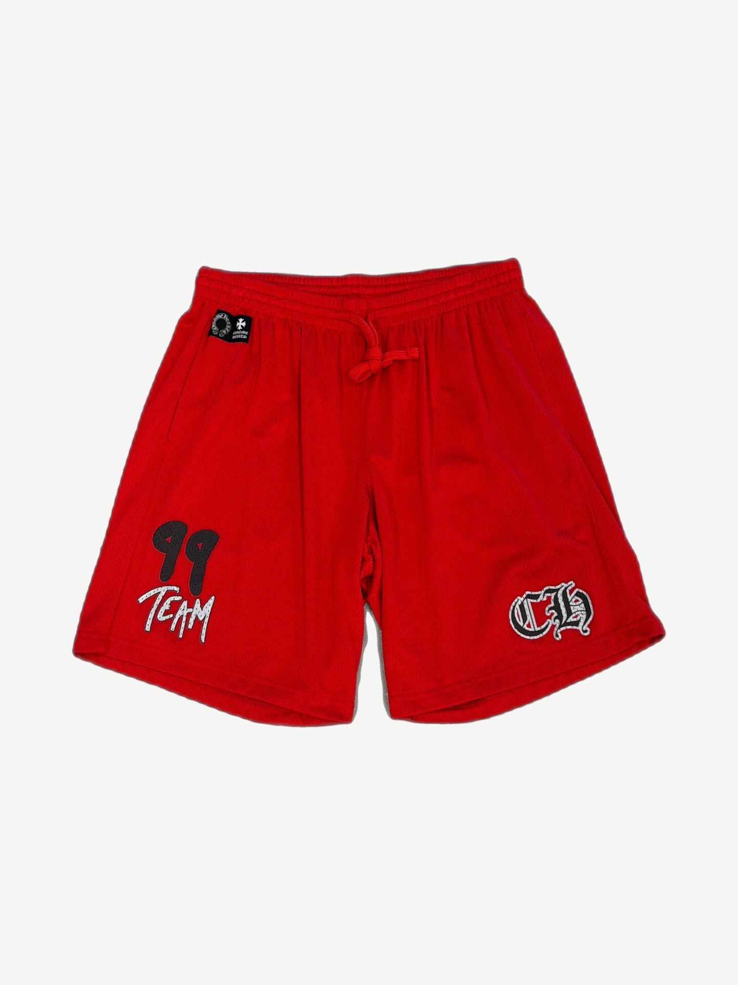 Chrome Hearts Matty Boy Red Team CH Mesh Shorts