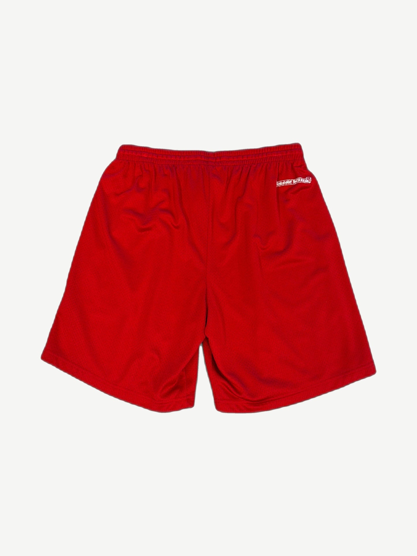 Chrome Hearts Matty Boy Red Team CH Mesh Shorts