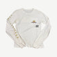 Chrome Hearts Matty Boy white Sex Records pocket longsleeve with yellow sleeve script print