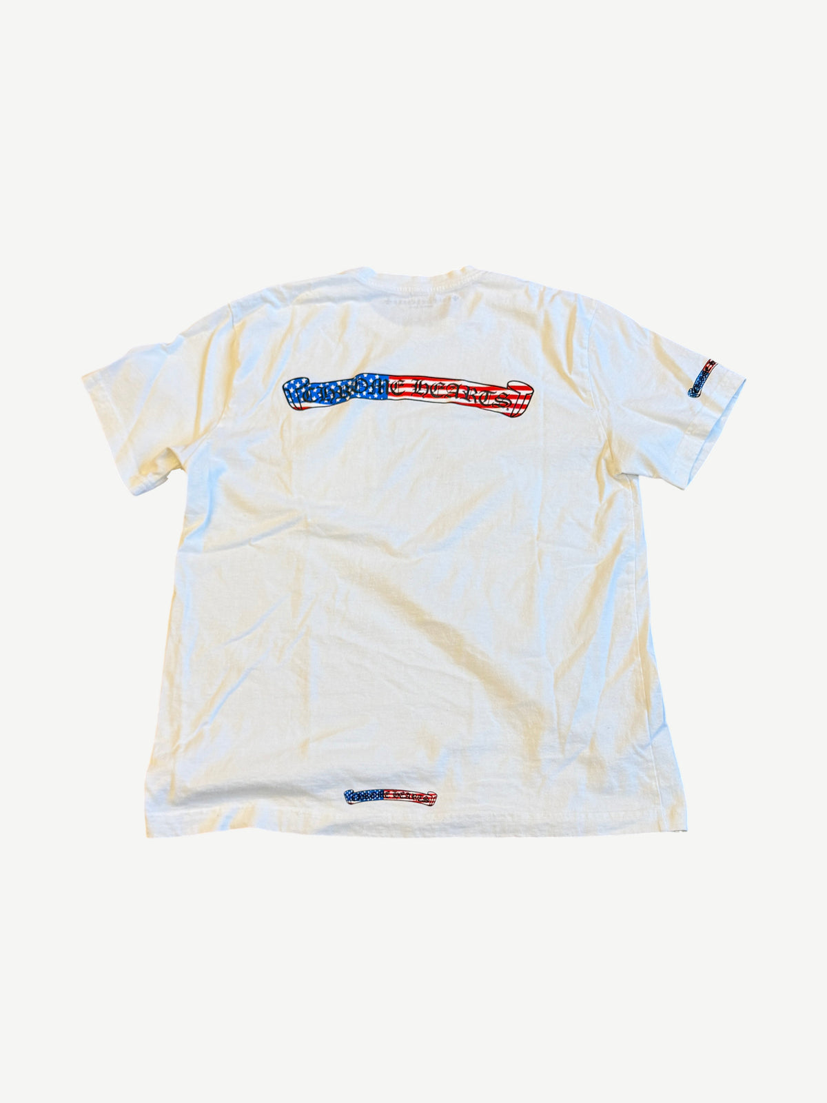 Chrome Hearts Matty Boy White USA Scroll Tee
