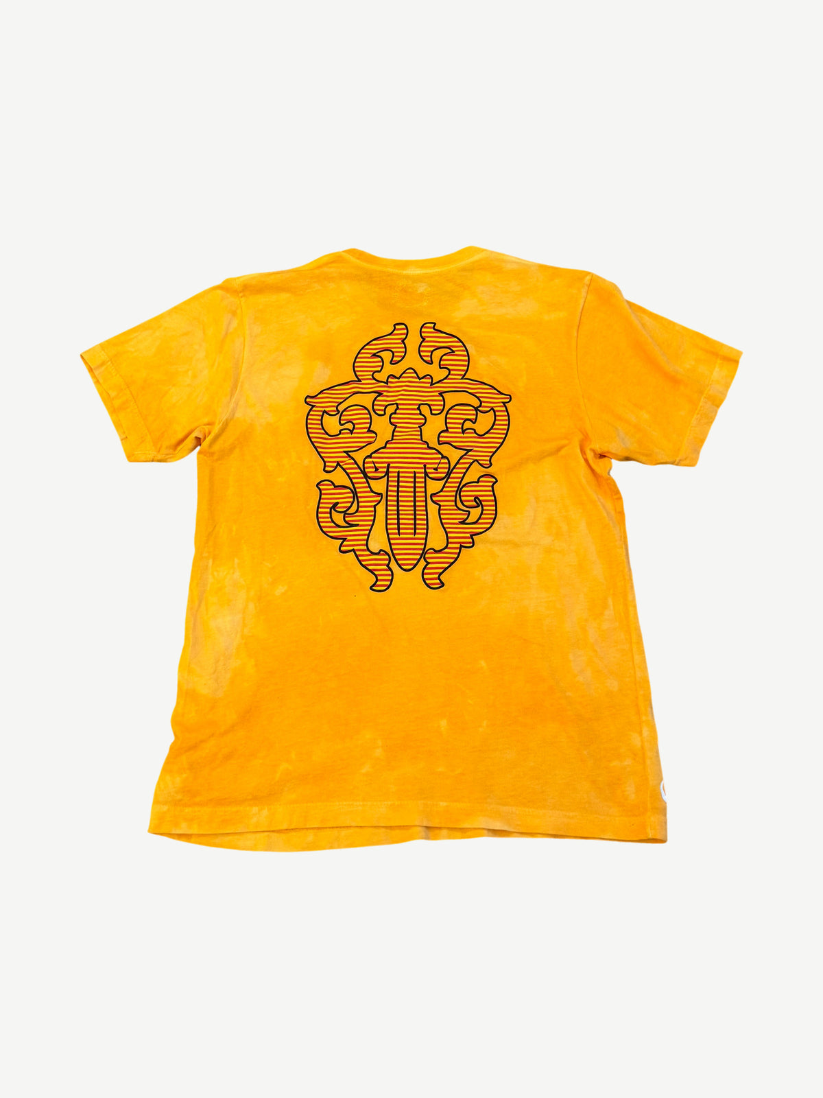 Chrome Hearts Miami Exclusive Orange Striped Dagger Tee