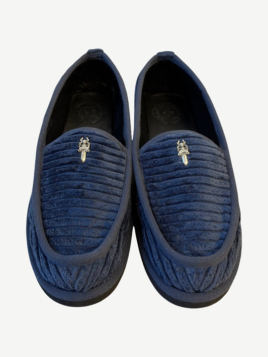 Chrome Hearts Navy Dagger Slippers