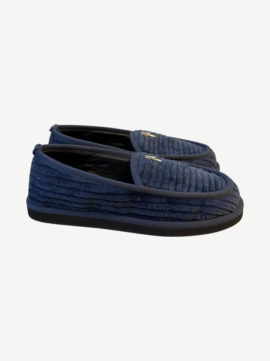 Chrome Hearts Navy Dagger Slippers
