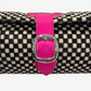 Chrome Hearts Pink Checkered Cemetery Cross Patch Watch Roll