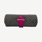 Chrome Hearts Pink Checkered Cemetery Cross Patch Watch Roll