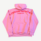 Chrome Hearts Pink Red T-Bar Logo Hoodie