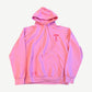 Chrome Hearts Pink Red T-Bar Logo Hoodie