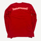 Chrome Hearts Red Horseshoe Scroll Longsleeve