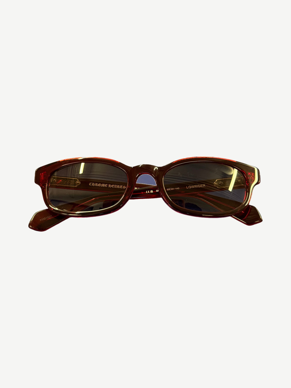 Chrome Hearts Red Lowrider Glasses