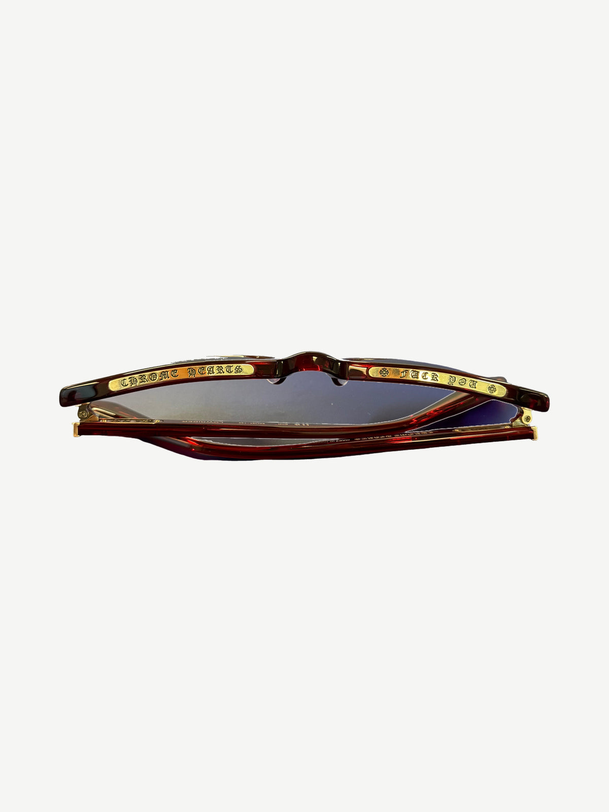 Chrome Hearts Red Lowrider Glasses