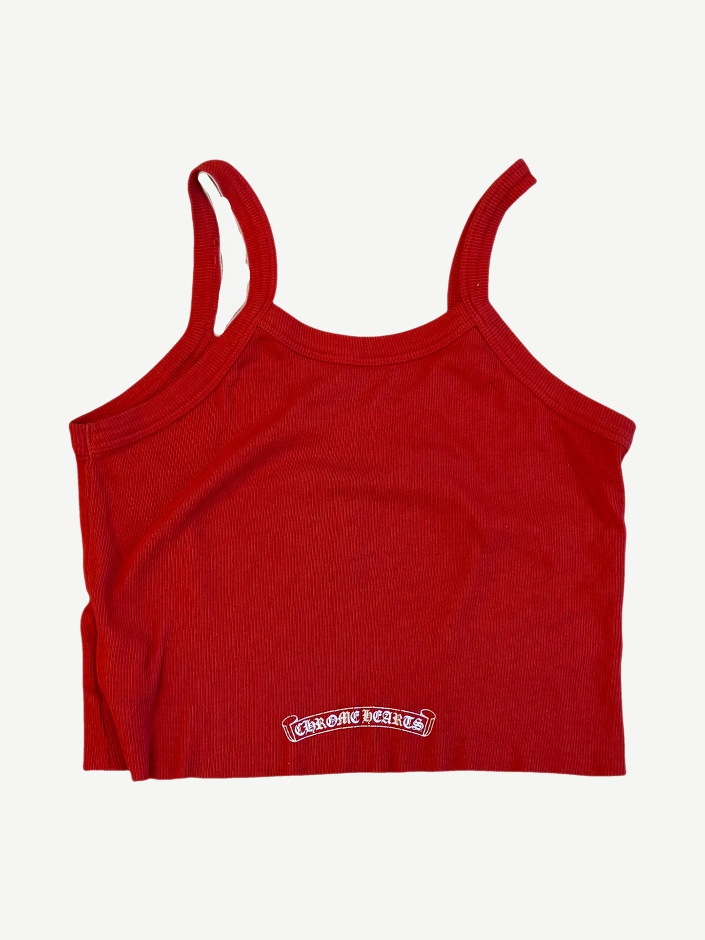 Chrome Hearts Red Matty Boy 99 Eyes Tank Top