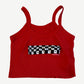 Chrome Hearts Red Matty Boy 99 Eyes Tank Top