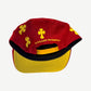 Chrome Hearts Red Yellow CH Cross Patch Baseball Hat