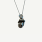 Chrome Hearts Rolling Stones large sterling silver tongue and lips pendant on ball chain necklace
