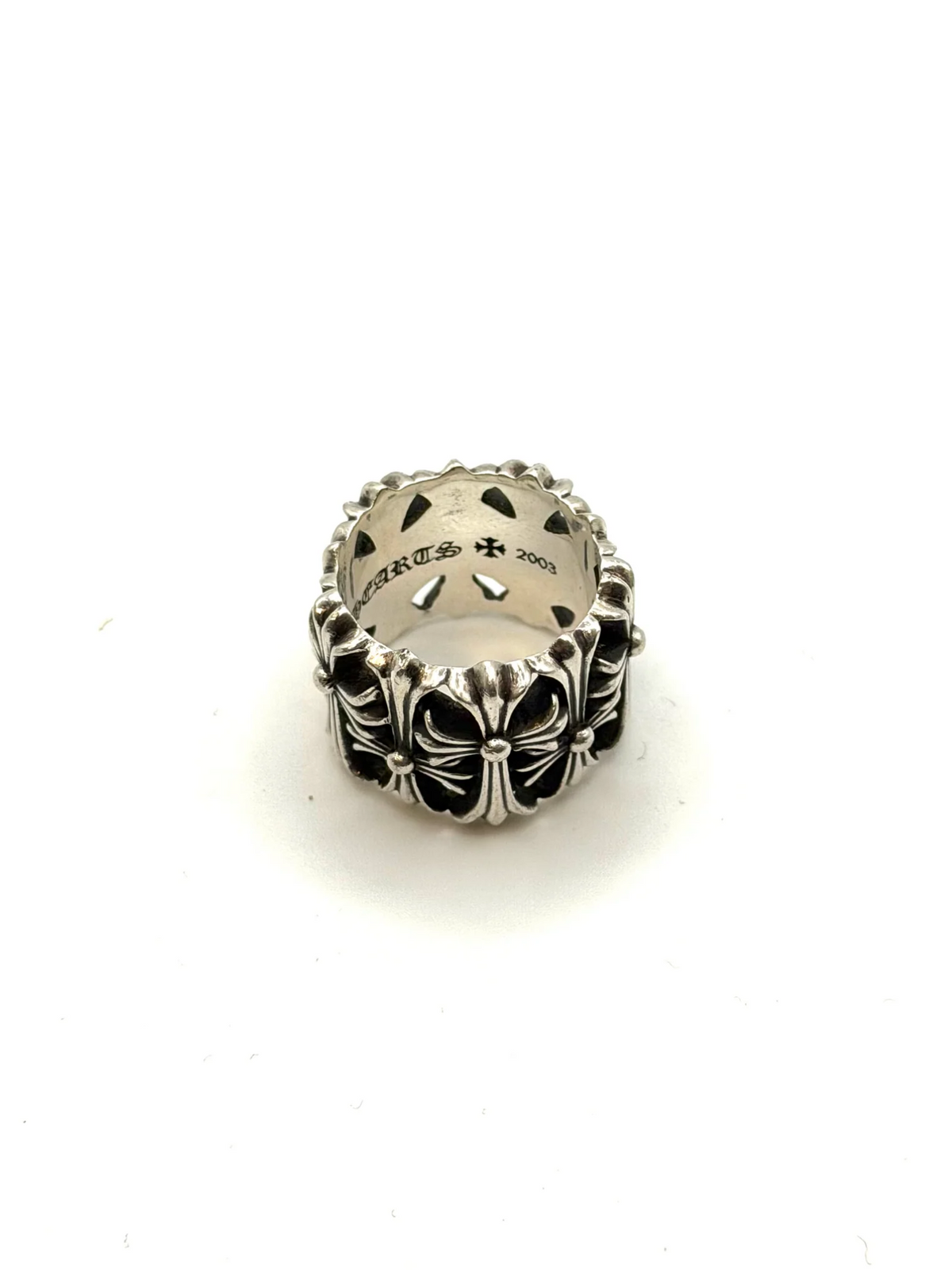 Chrome Hearts Silver Cemetery Ring