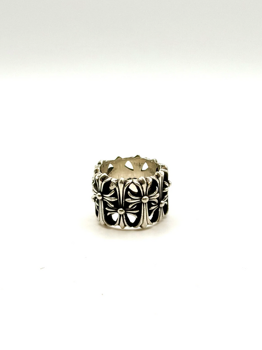 Chrome Hearts Silver Cemetery Ring