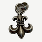 Chrome Hearts Silver Fleur Pendant with Bale
