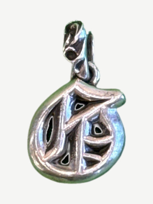 Chrome Hearts Silver Initial G Pendant