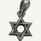 Chrome Hearts Star of David pendant back view in sterling silver with 925 stamp and Magen David form