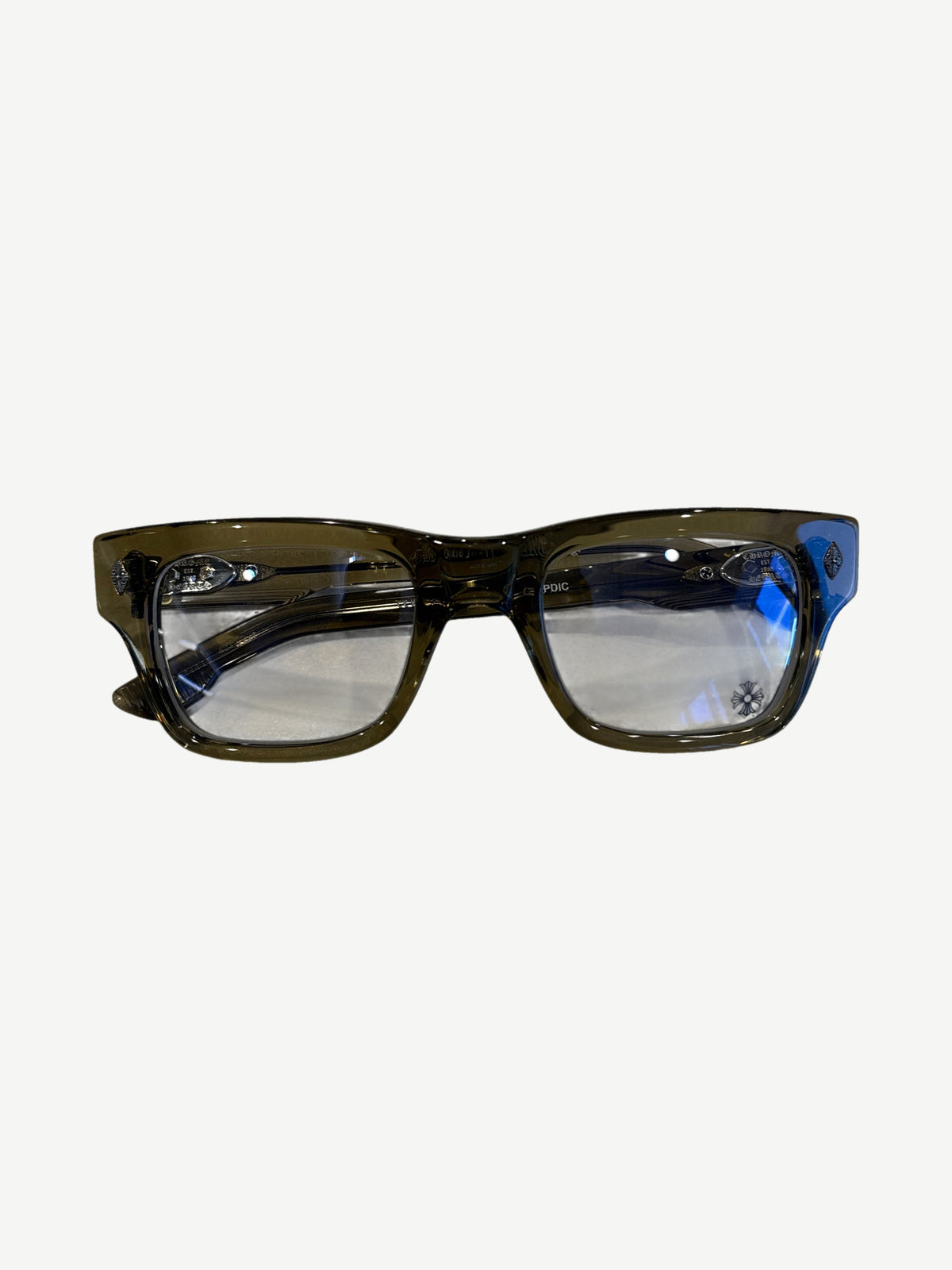Chrome Hearts Tortoise Crypdic Glasses
