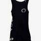 Chrome Hearts Vintage Black Horseshoe Rib Logo "Soap and Water" Tank Top