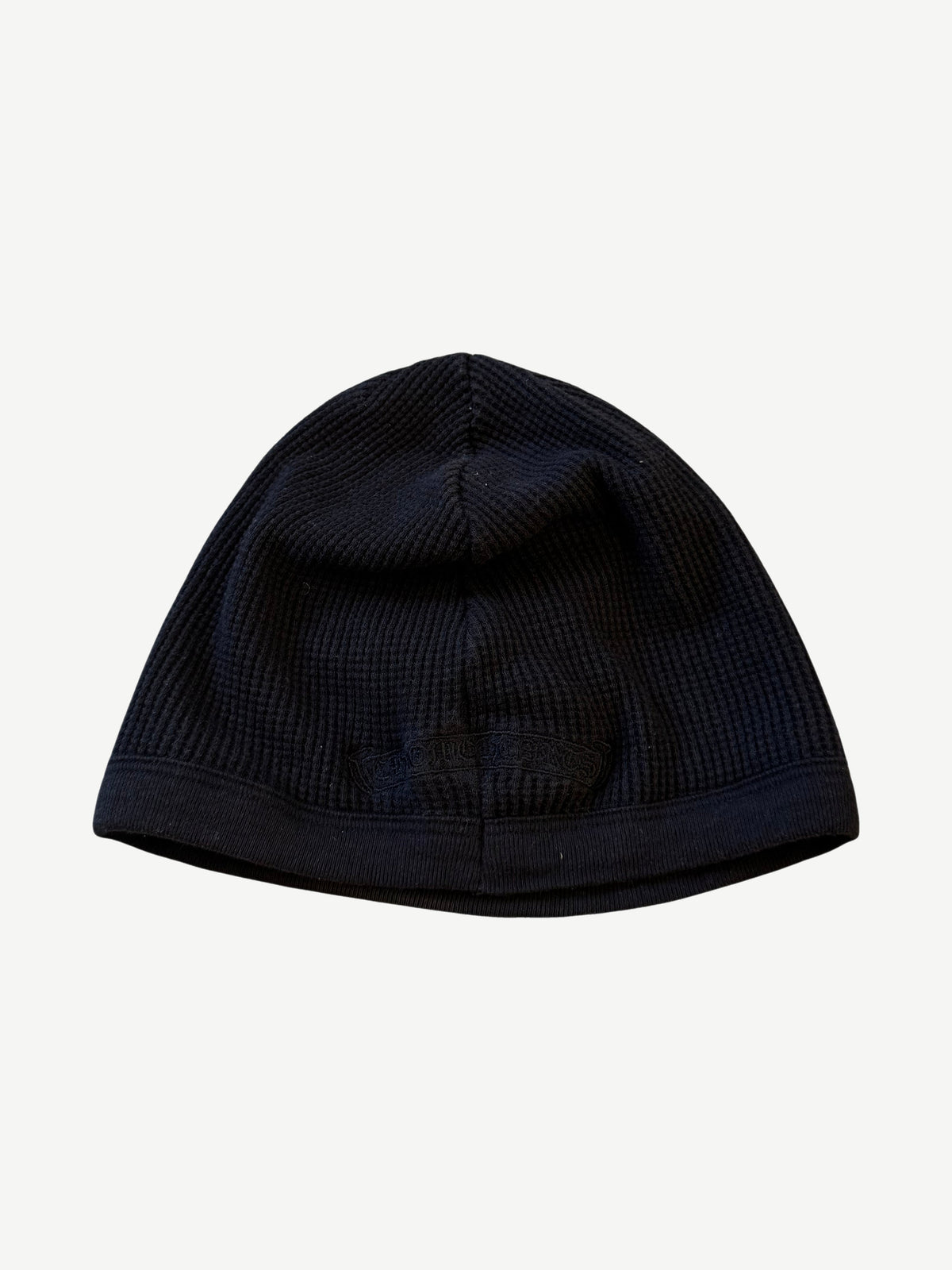 Chrome Hearts Vintage Black Vine Dagger Thermal Skully Beanie