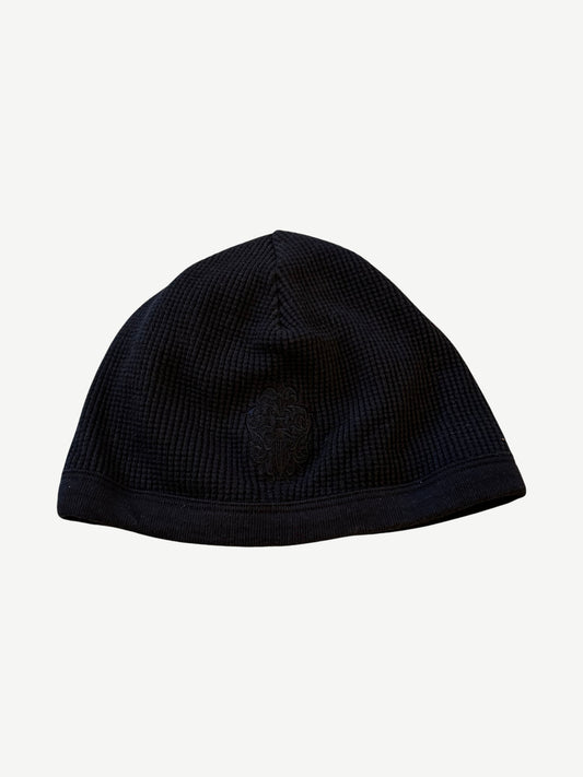 Chrome Hearts Vintage Black Vine Dagger Thermal Skully Beanie