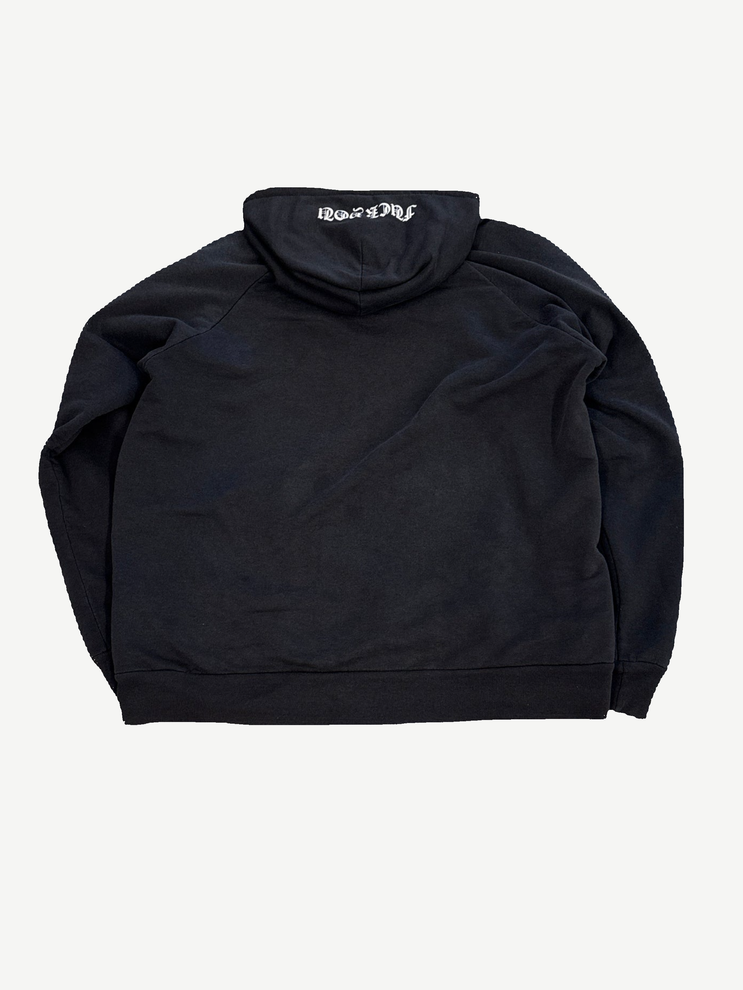 Chrome Hearts Vintage Cross Sleeve Fuck You Hood Thermal Hoodie
