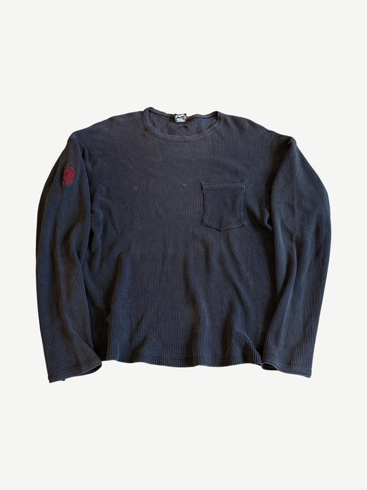 Chrome Hearts Vintage Faded Fuck You Vine Dagger Thermal Longsleeve