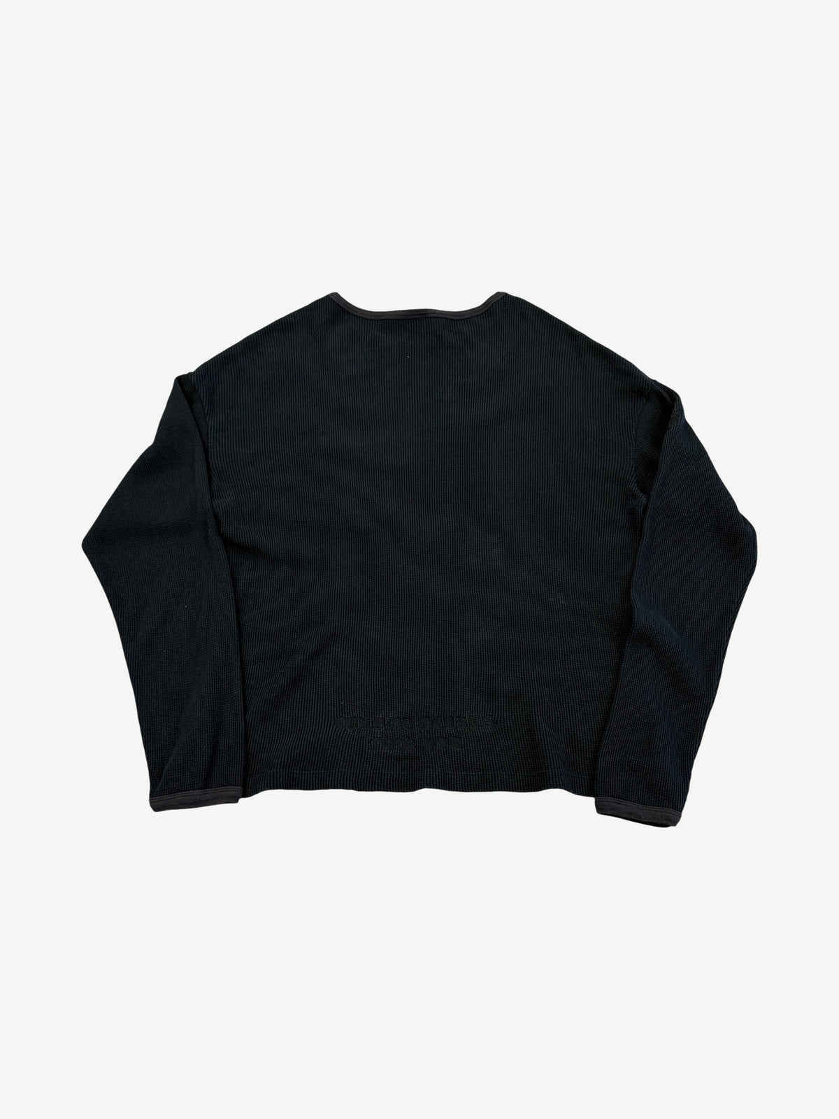 Chrome Hearts Vintage Fuck You Embroidered Pocket Thermal Longsleeve
