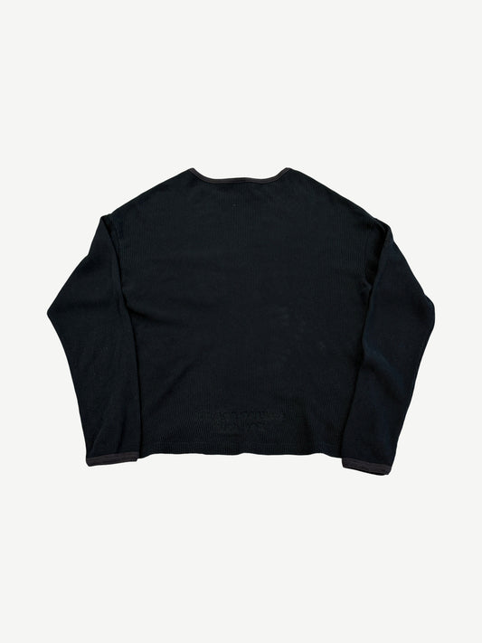 Chrome Hearts Vintage Fuck You Embroidered Pocket Thermal Longsleeve