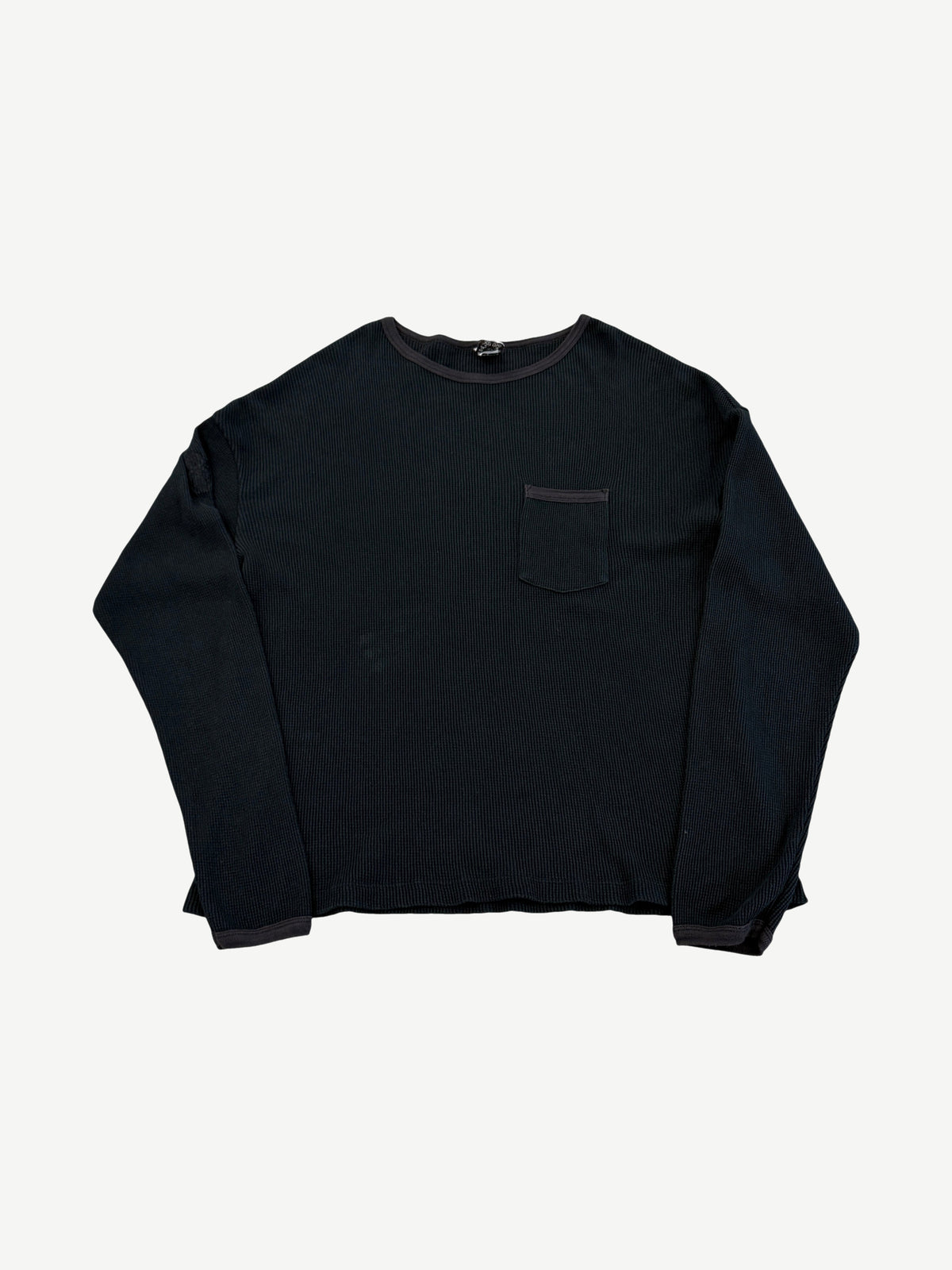 Chrome Hearts Vintage Fuck You Embroidered Pocket Thermal Longsleeve