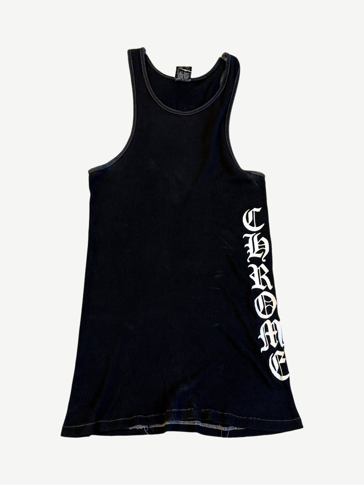 Chrome Hearts Vintage Fuck You Vertical Logo Tank Top