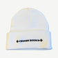 Chrome Hearts White Black CH Logo Beanie