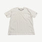 Chrome Hearts white pocket tee with black gothic Chrome Hearts neck print and chest pocket, front view