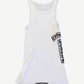 Chrome Hearts White Black T-Bar Logo Tank Top