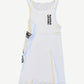 Chrome Hearts White Black T-Bar Logo Tank Top